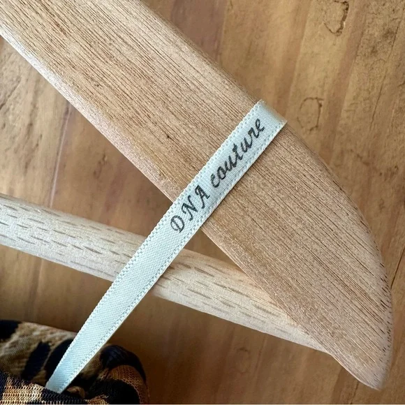 DNA Couture Leopard Print Strapless Midi Dress with Red Rose Accents - Medium - Picture 8 of 16